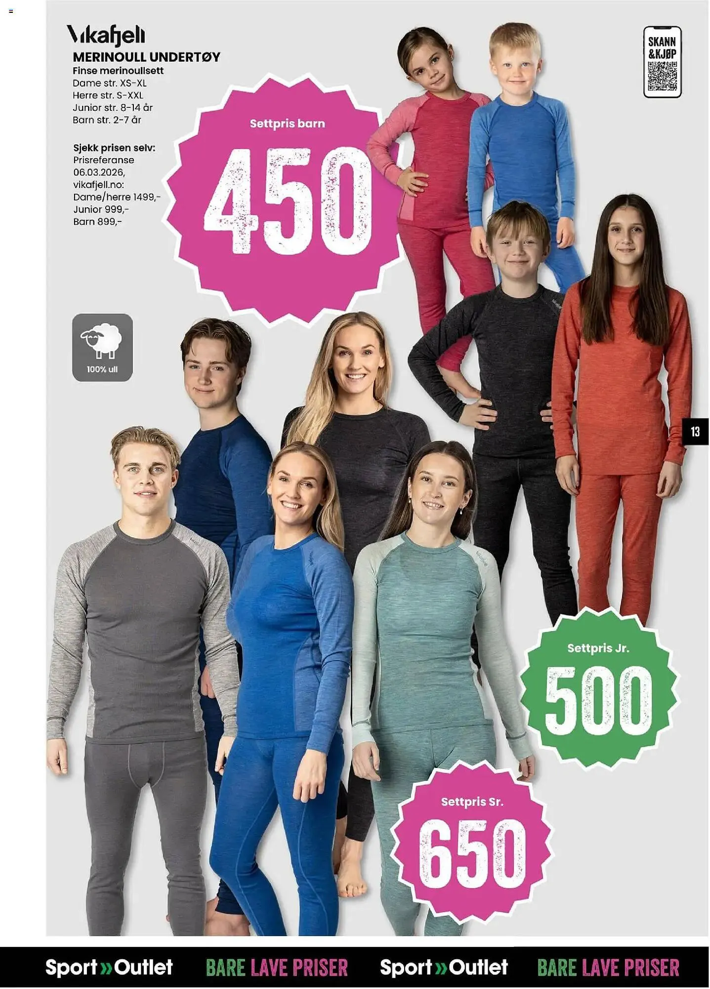 Sport Outlet kundeavis fra 24. mars til 6. april 2026 - kundeavisside 13