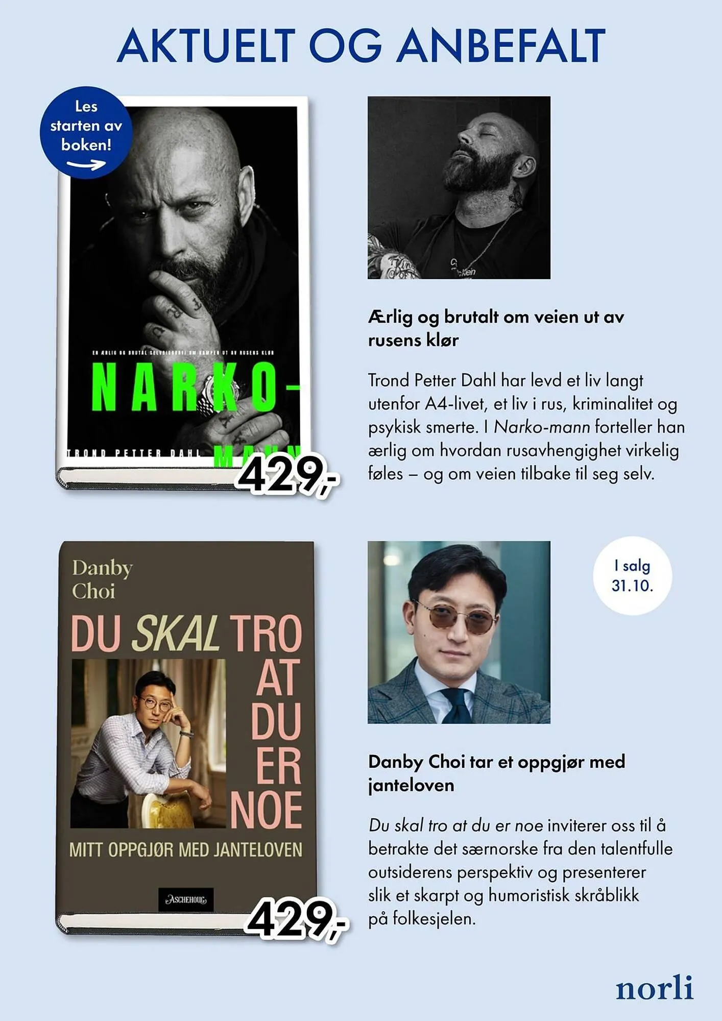 Norli kundeavis fra 17. oktober til 1. desember 2025 - kundeavisside 9