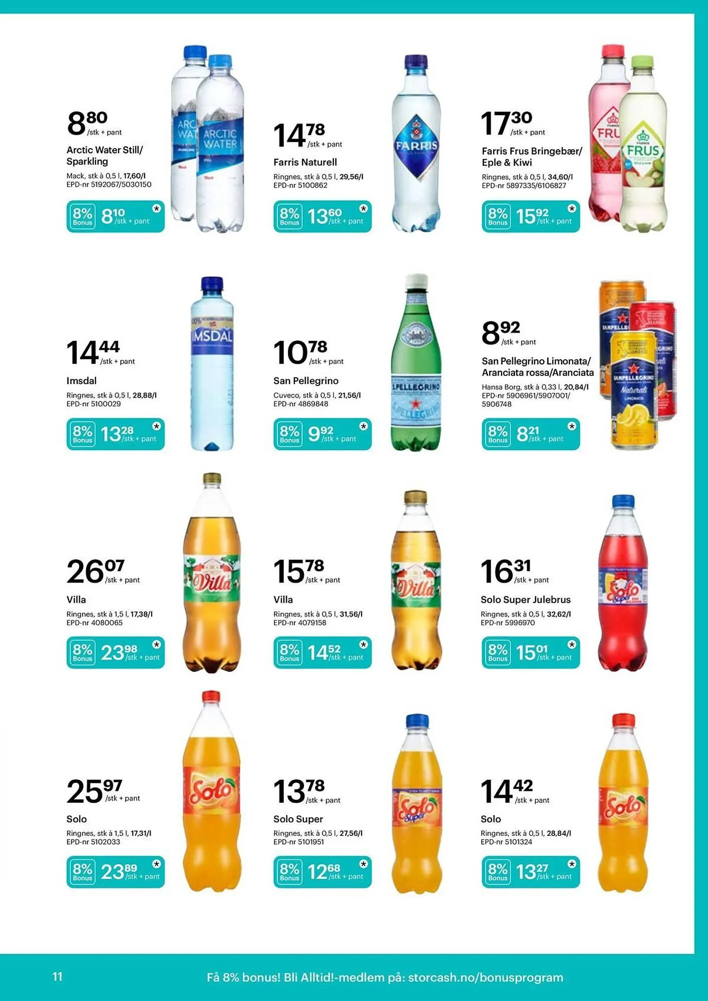 Storcash kundeavis fra 8. desember til 10. januar 2026 - kundeavisside 11