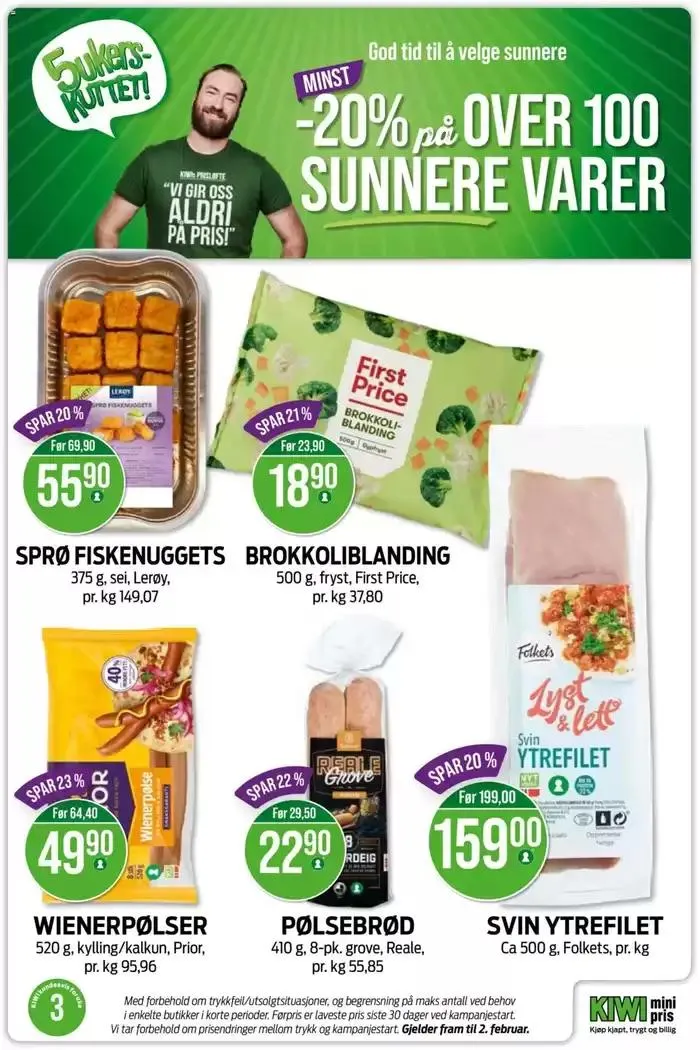 Kiwi Kundeavis fra 13. januar til 19. januar 2025 - kundeavisside 23