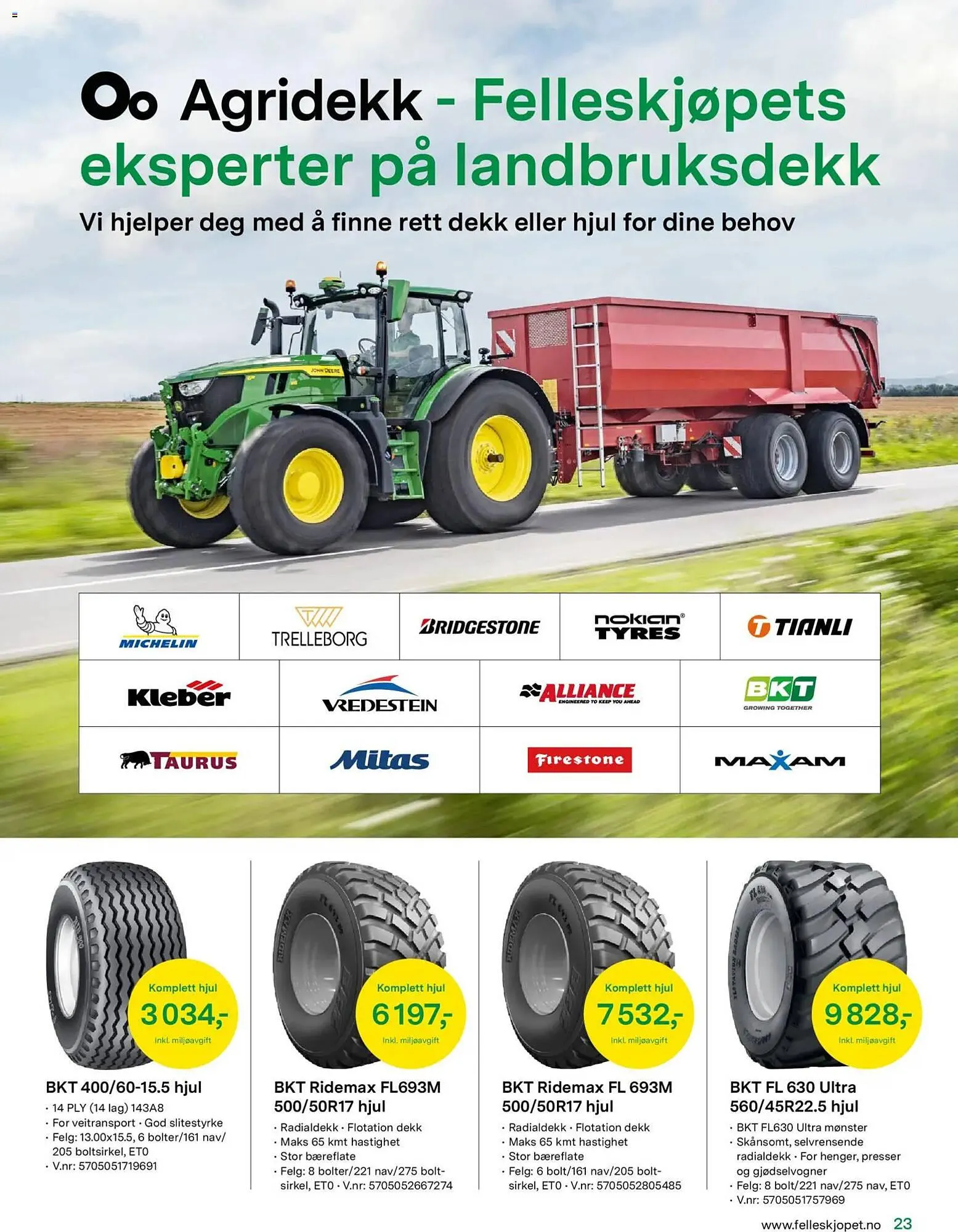 Felleskjøpet kundeavis fra 22. april til 3. januar 2027 - kundeavisside 23