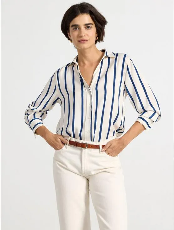 Skjorte med lange ermer