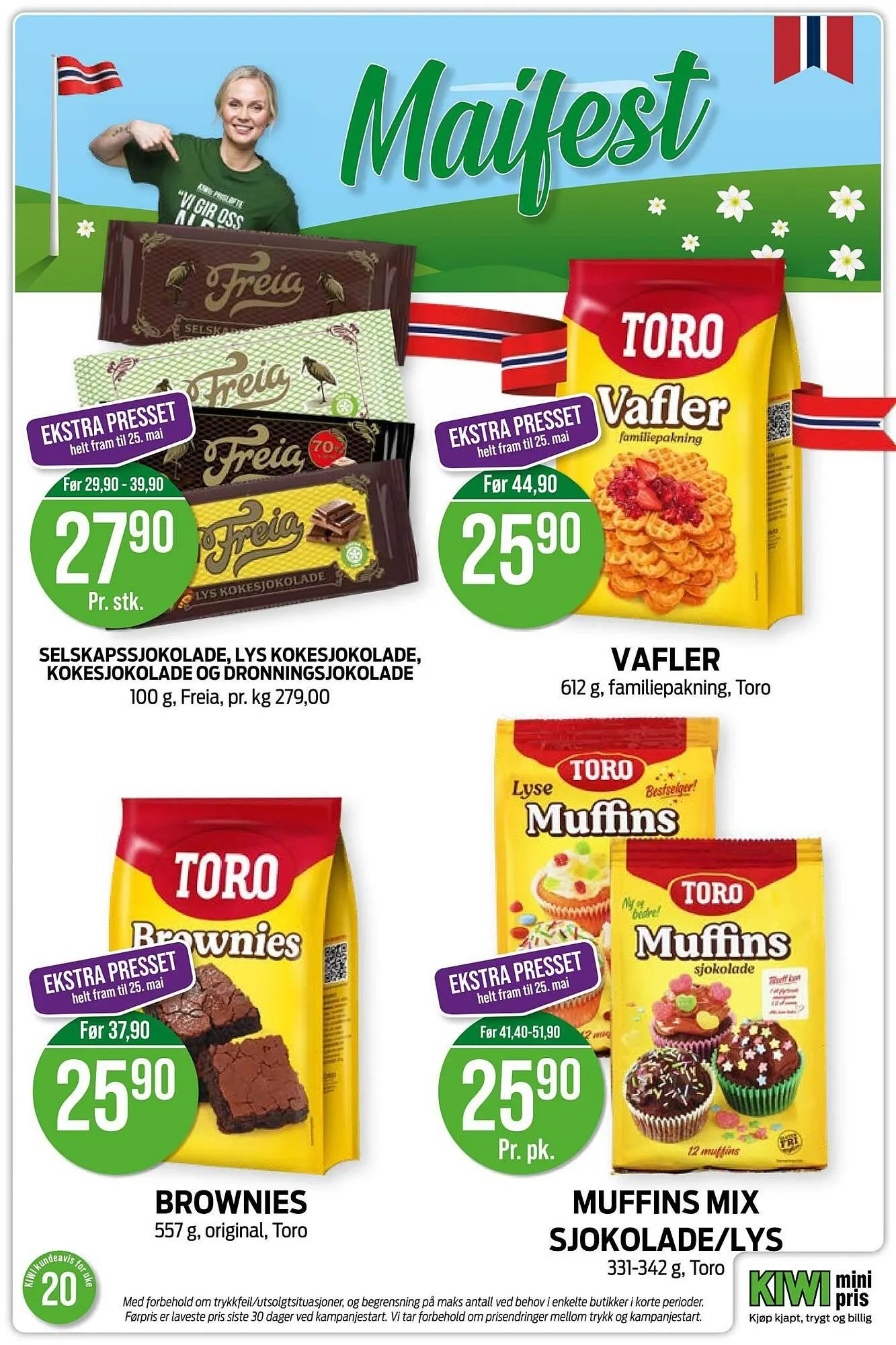 Kiwi kundeavis fra 11. mai til 18. mai 2026 - kundeavisside 8