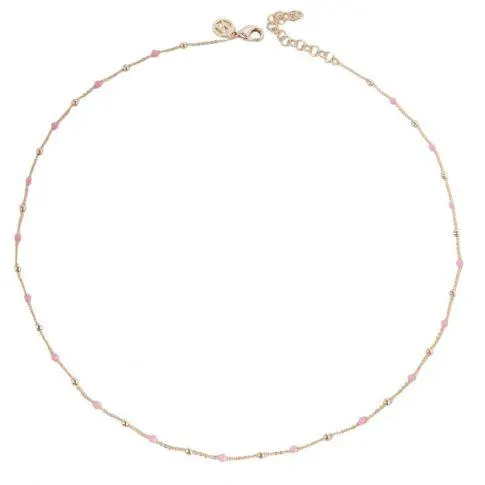 Positano neck 45 gold Pink