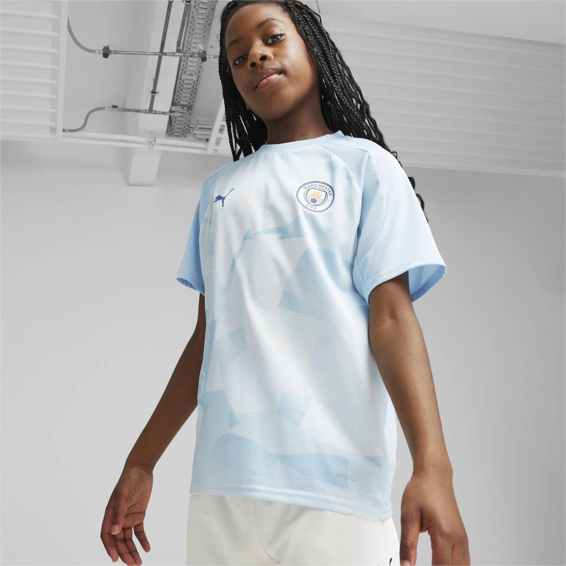 Camiseta prepartido Manchester City para jóvenes