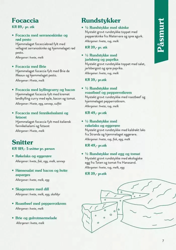 Rabatter og kampanjer fra 22. november til 6. desember 2024 - kundeavisside 7