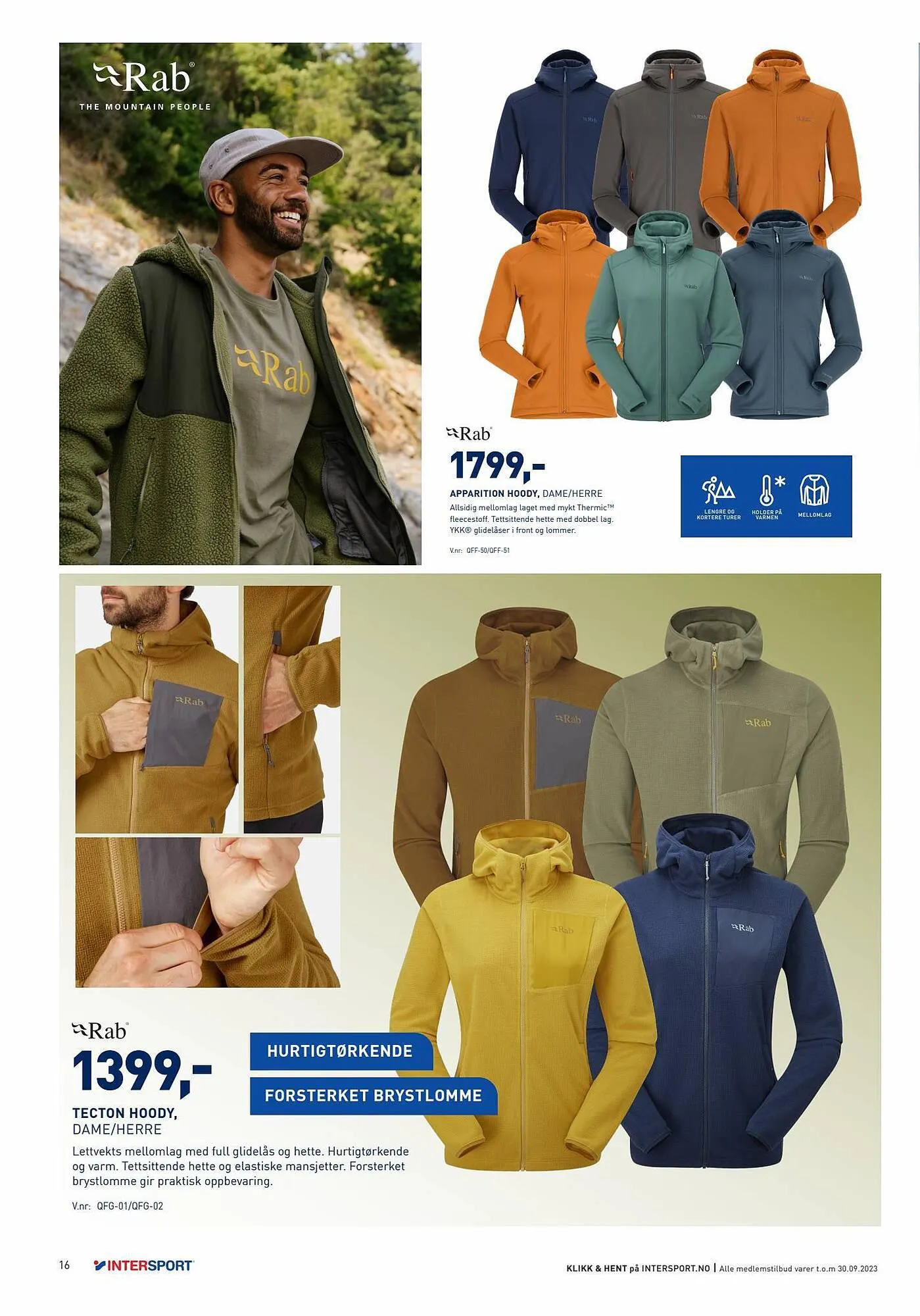 Intersport Kundeavis fra 18. september til 30. september 2023 - kundeavisside 16