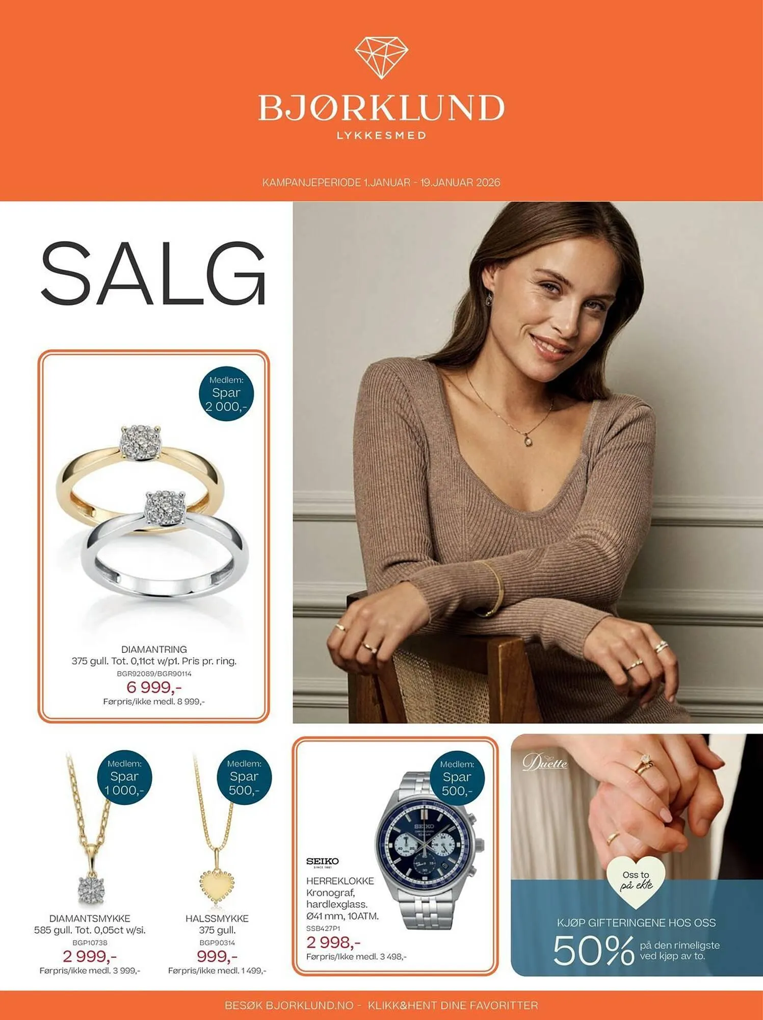 Bjørklund kundeavis fra 1. januar til 19. januar 2026 - kundeavisside 1