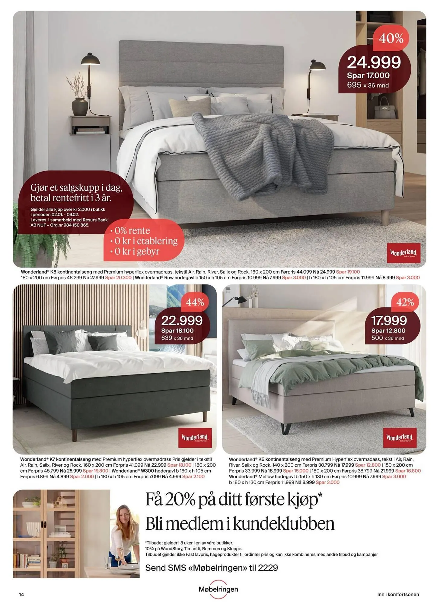 Møbelringen Kundeavis fra 1. januar til 9. februar 2025 - kundeavisside 14