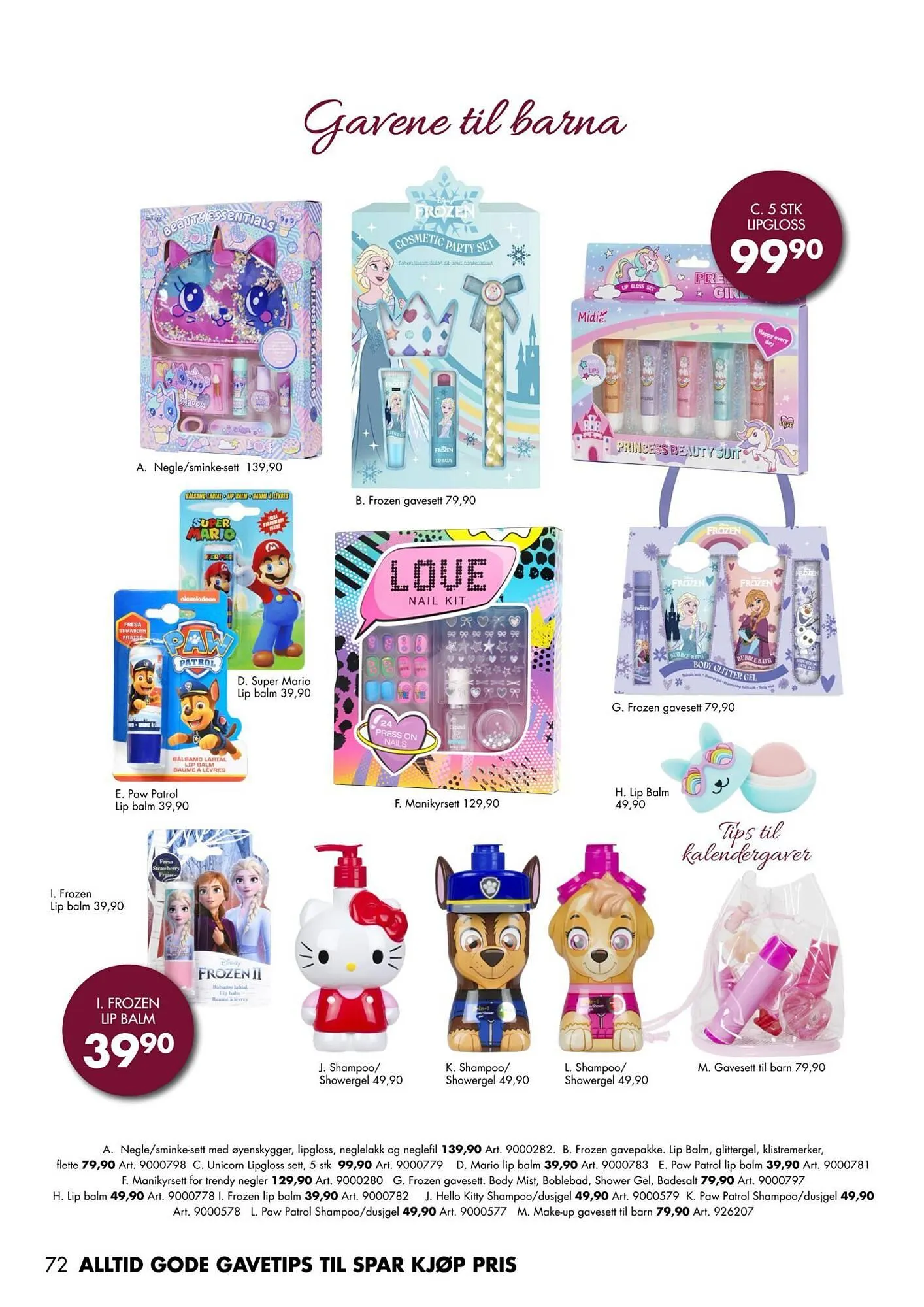 Sparkjøp kundeavis fra 20. oktober til 24. desember 2025 - kundeavisside 72