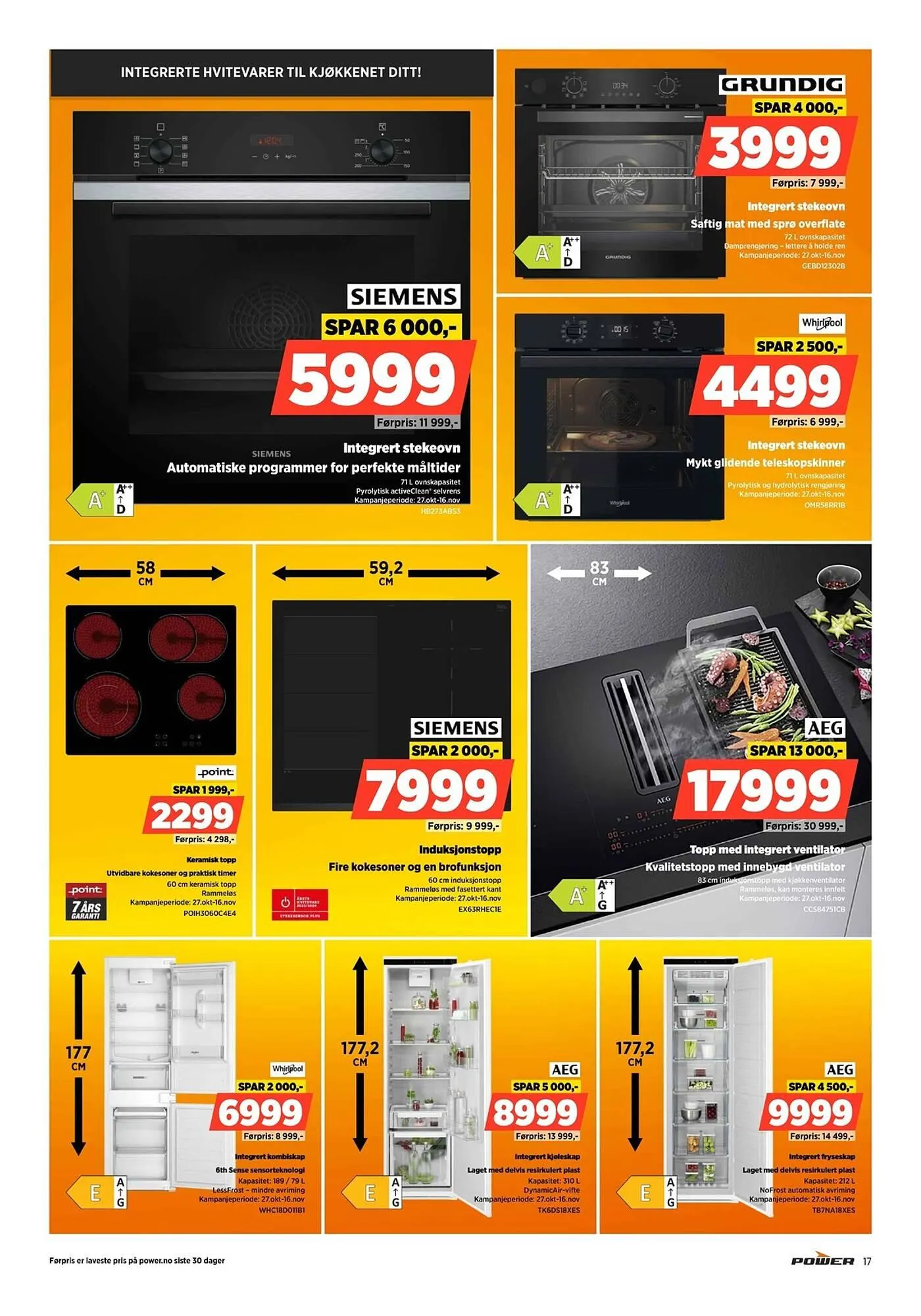 POWER kundeavis fra 3. november til 9. november 2025 - kundeavisside 17