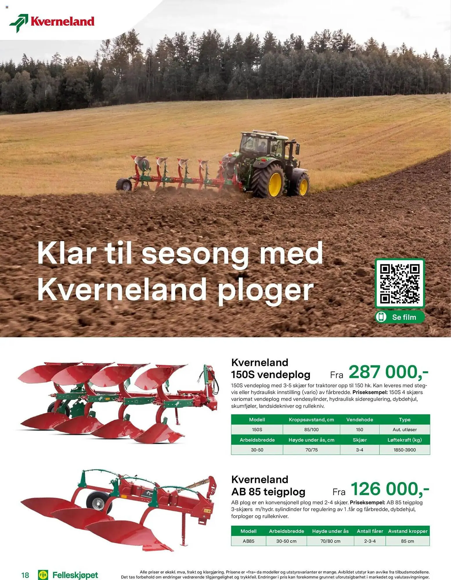 Felleskjøpet kundeavis fra 18. mars til 31. desember 2026 - kundeavisside 18