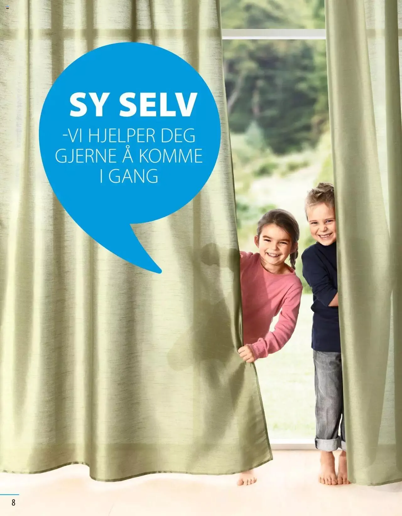 JYSK Inspirasjon til vinduet fra 1. mai til 31. desember 2023 - kundeavisside 8