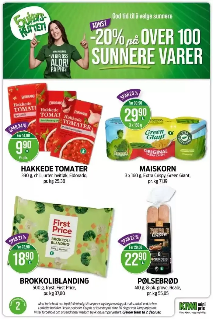 Kiwi Kundeavis fra 1. januar til 12. januar 2025 - kundeavisside 16