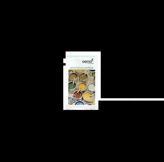 Dekorvoks transparent 3111 5 ml hvit fargeprøve