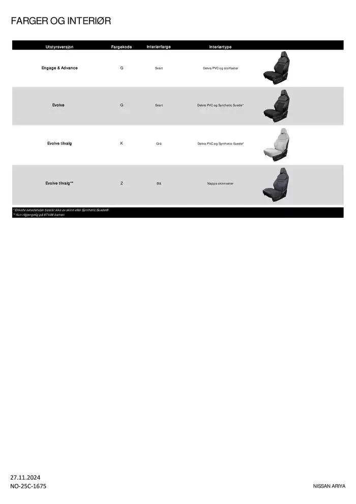 ARIYA fra 28. november til 28. november 2025 - kundeavisside 9