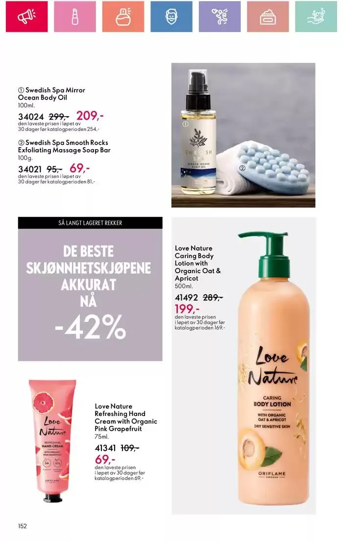 ORIFLAME Kundeavis fra 5. januar til 12. januar 2025 - kundeavisside 152