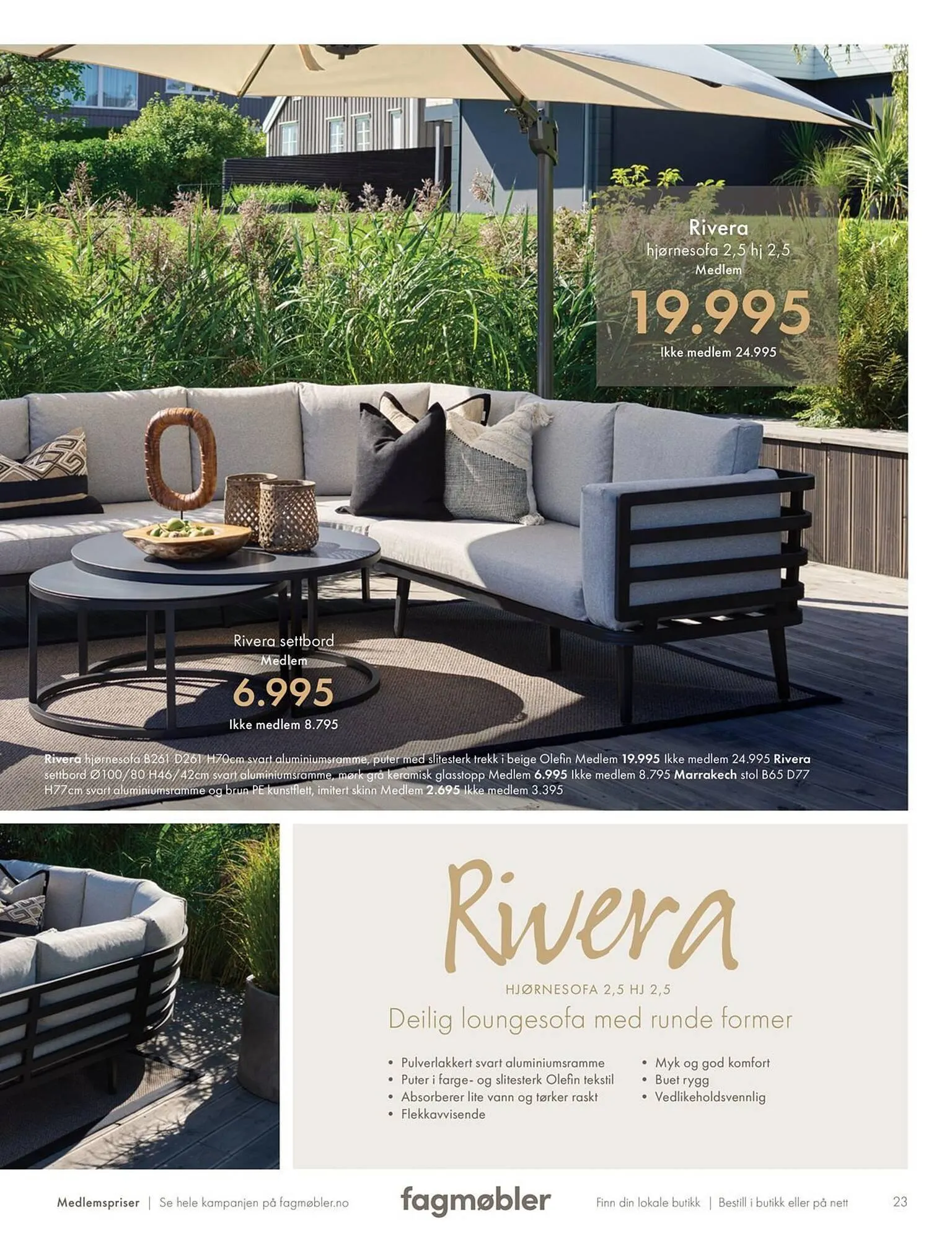 Fagmøbler kundeavis fra 1. mars til 14. mars 2026 - kundeavisside 23