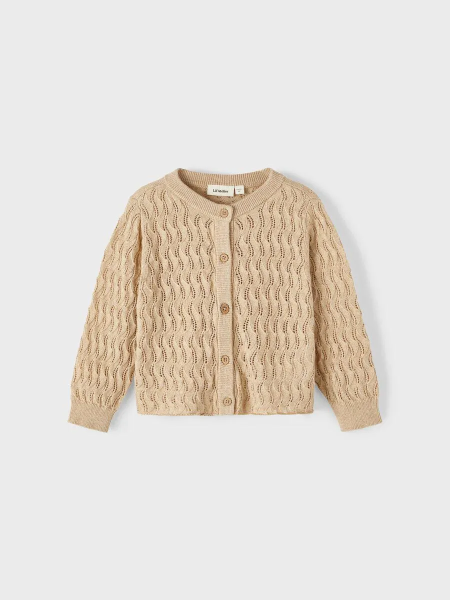 LØS PASSFORM STRIKKET CARDIGAN