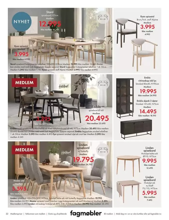 Fagmøbler Kundeavis fra 1. februar til 15. februar 2025 - kundeavisside 22