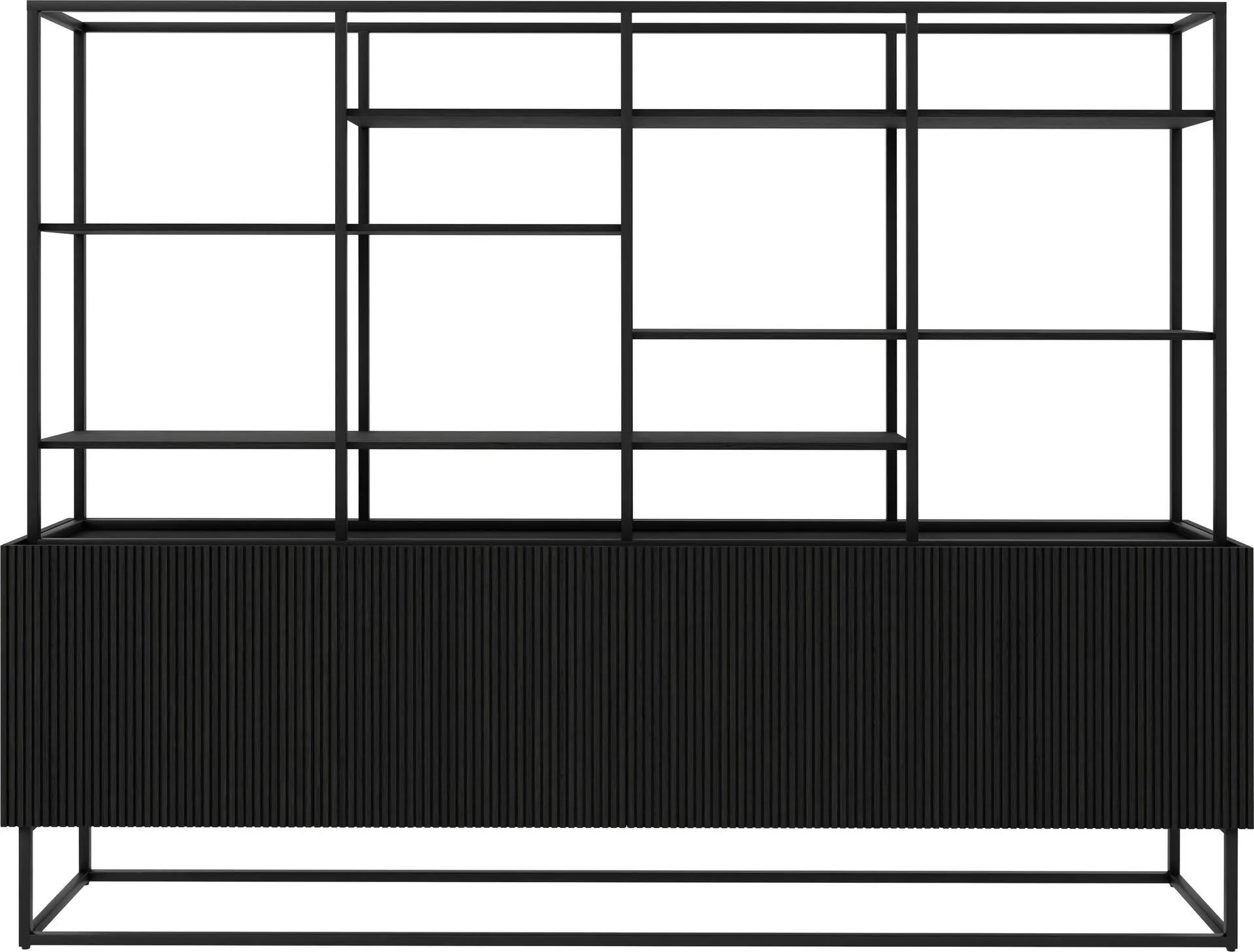 Linea skjenk med hylleseksjon