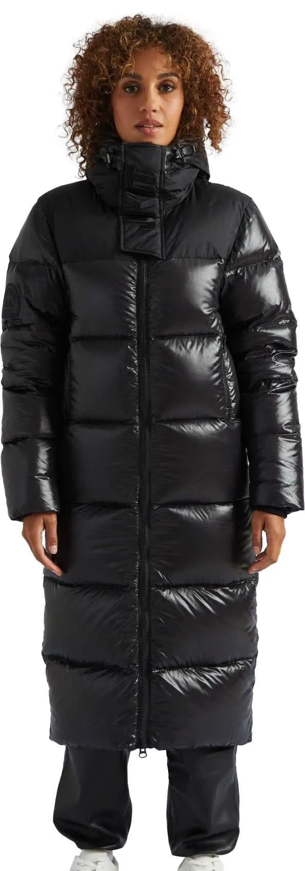 Diamond Down Slick Ex Long Coat Dame