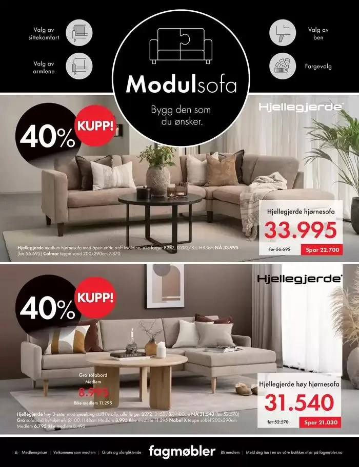 Fagmøbler Kundeavis fra 1. februar til 15. februar 2025 - kundeavisside 6