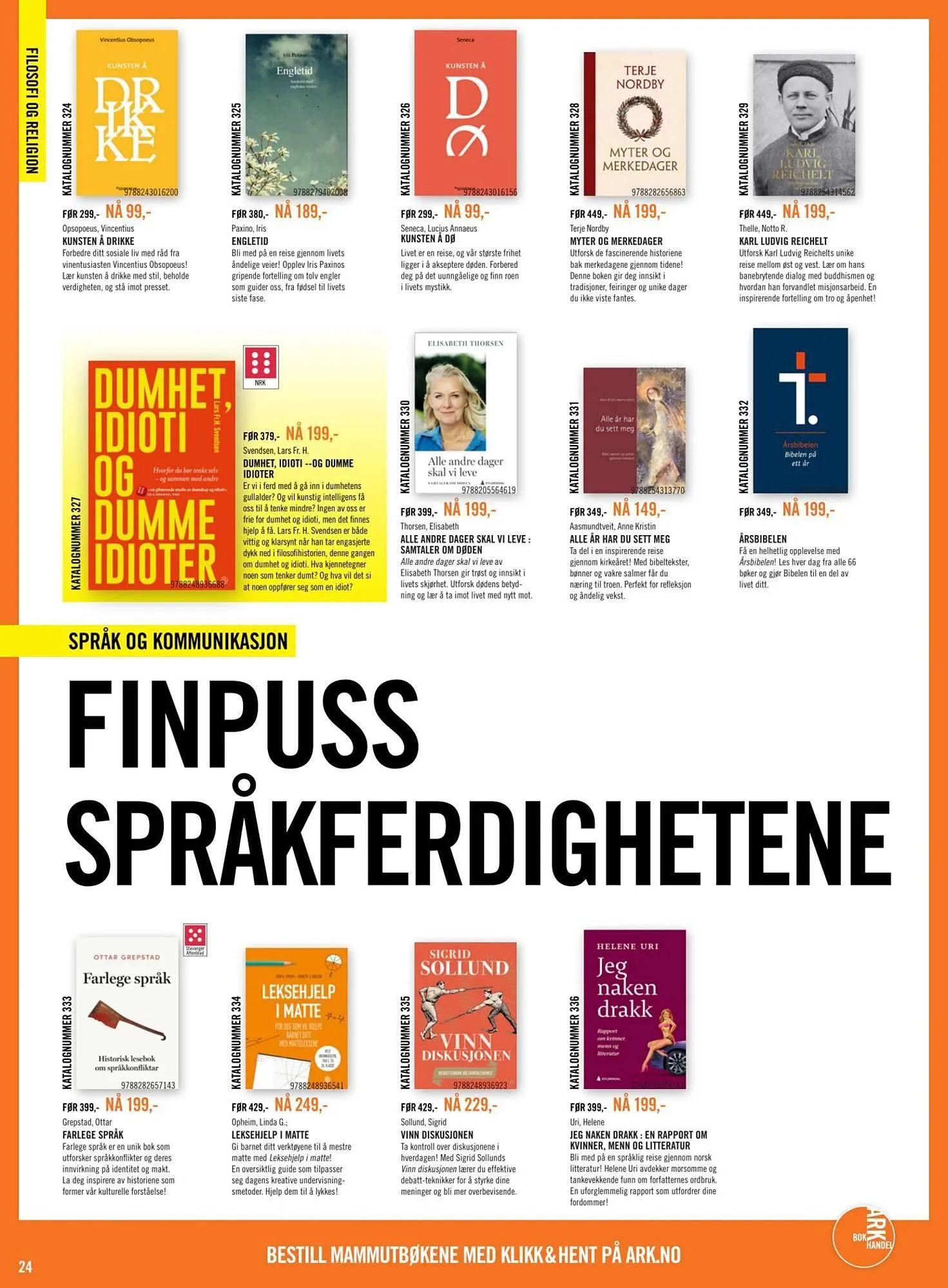 Ark Bokhandel kundeavis fra 16. februar til 9. mars 2026 - kundeavisside 24