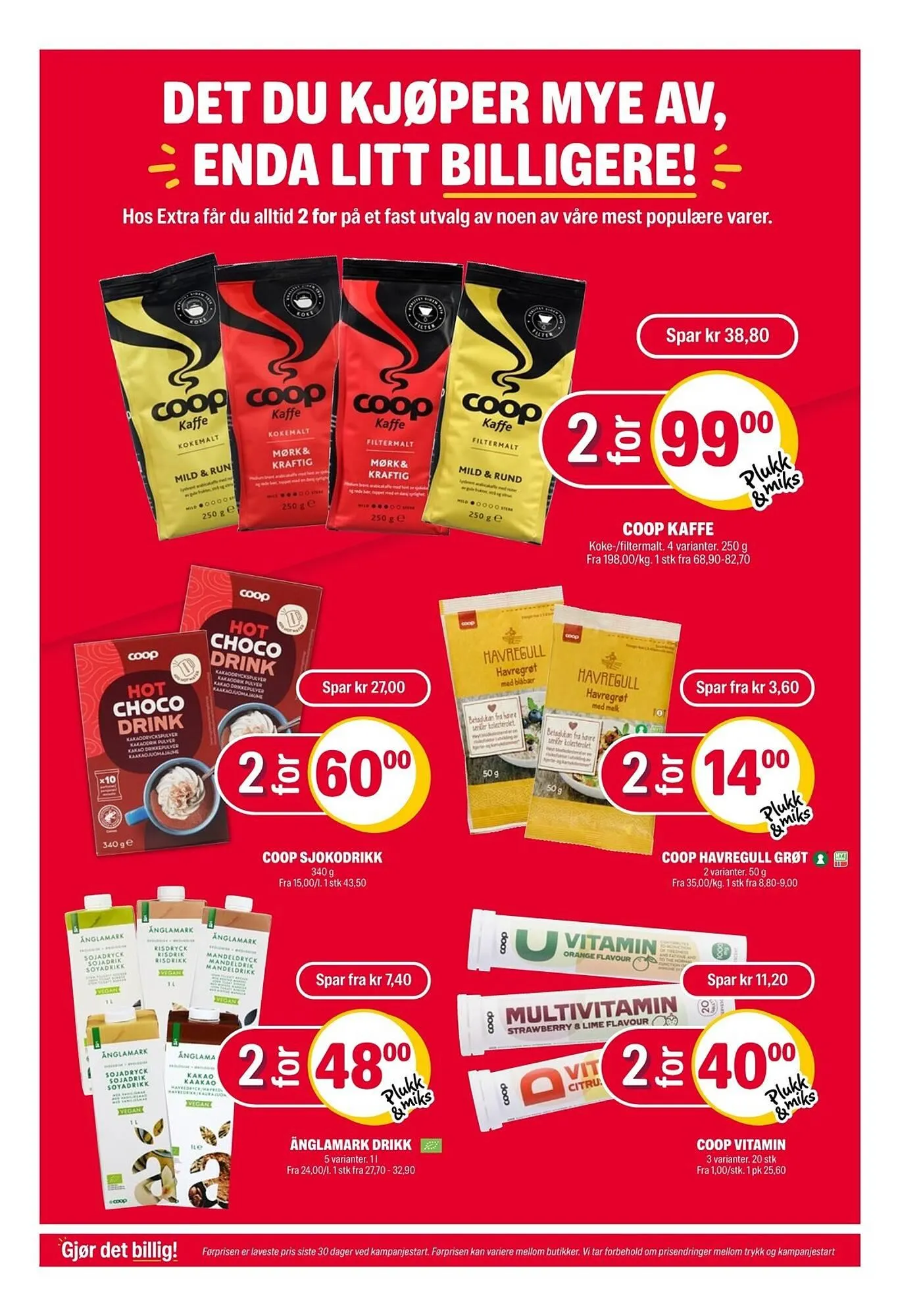 Coop Extra kundeavis fra 12. januar til 18. januar 2026 - kundeavisside 22
