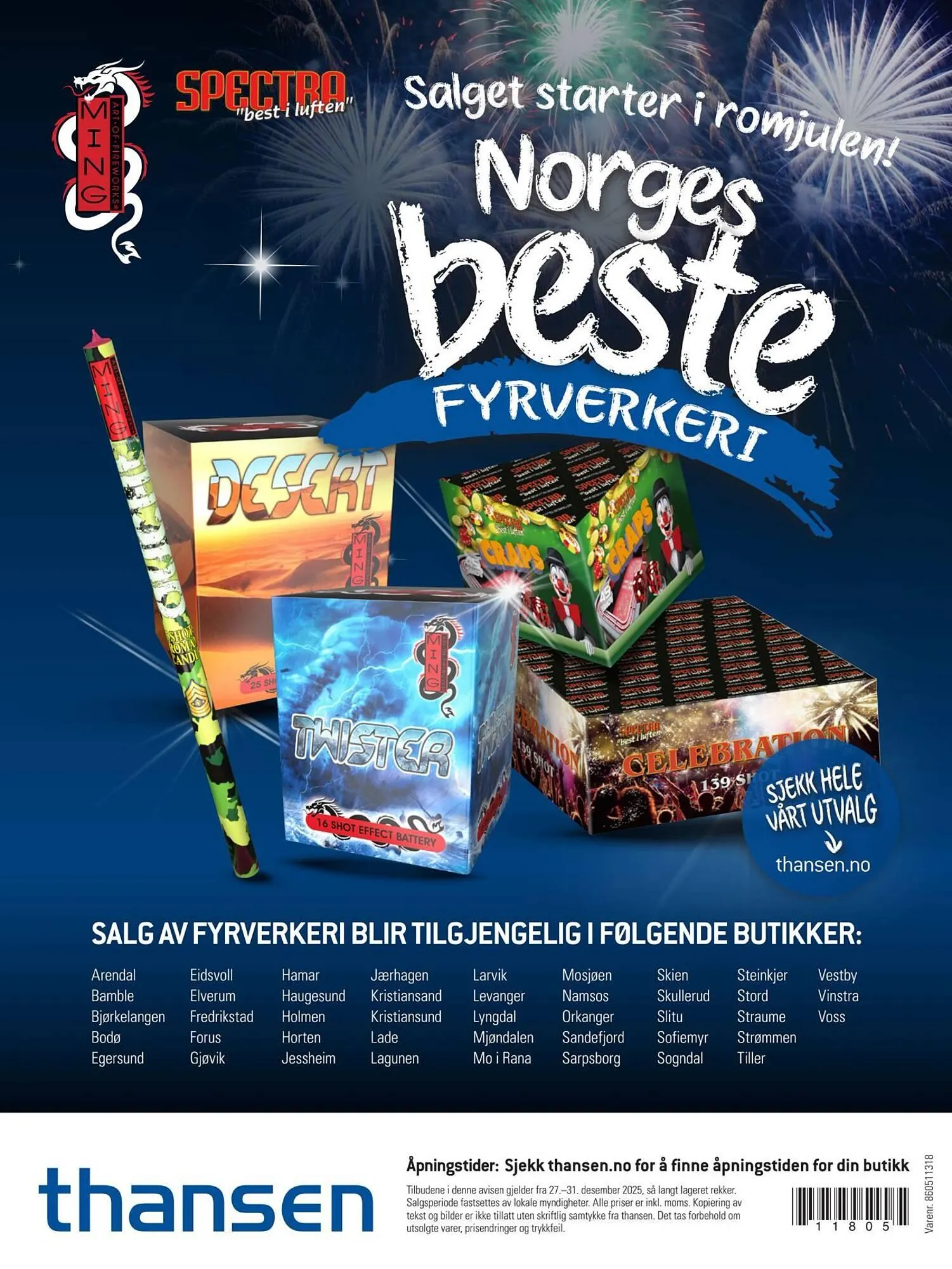 Thansen kundeavis fra 18. desember til 1. januar 2026 - kundeavisside 24