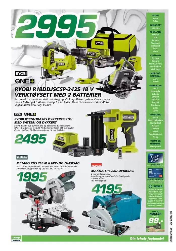Coop Byggmix Kundeavis fra 28. oktober til 10. november 2024 - kundeavisside 8