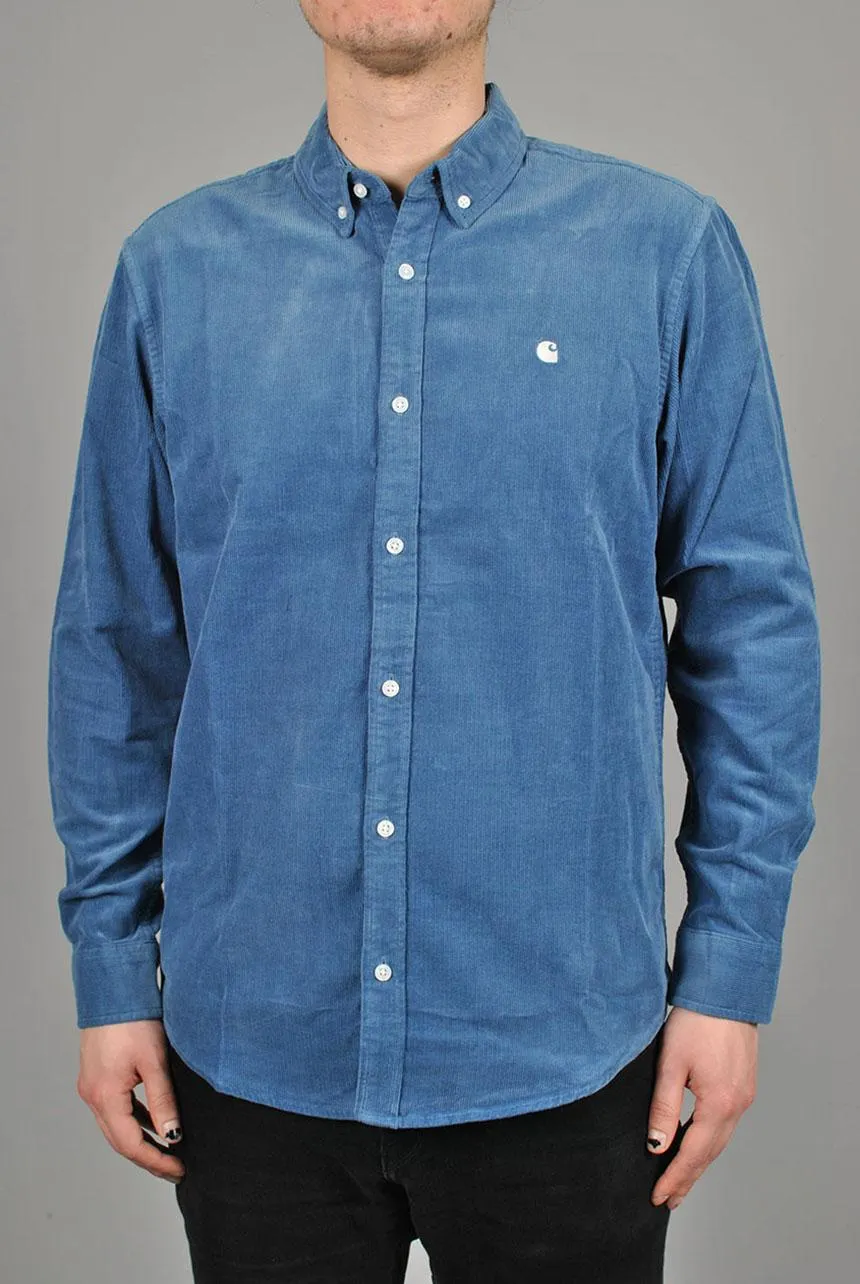 Carhartt WIP L/S Madison Fine Cord Shirt