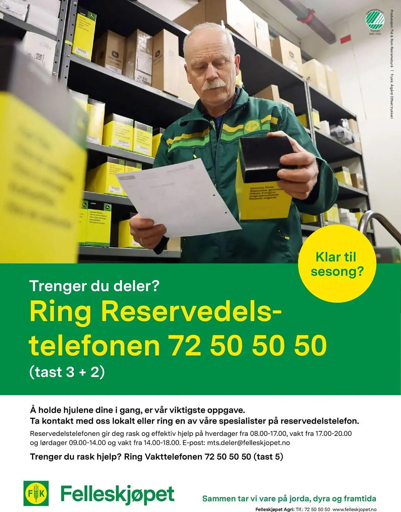 Felleskjøpet Kundeavis fra 9. mai til 31. desember 2025 - kundeavisside 44