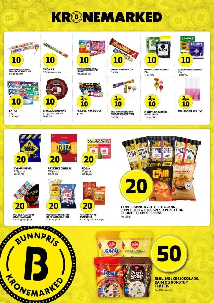 Stort utvalg av tilbud fra 18. oktober til 1. november 2024 - kundeavisside 4