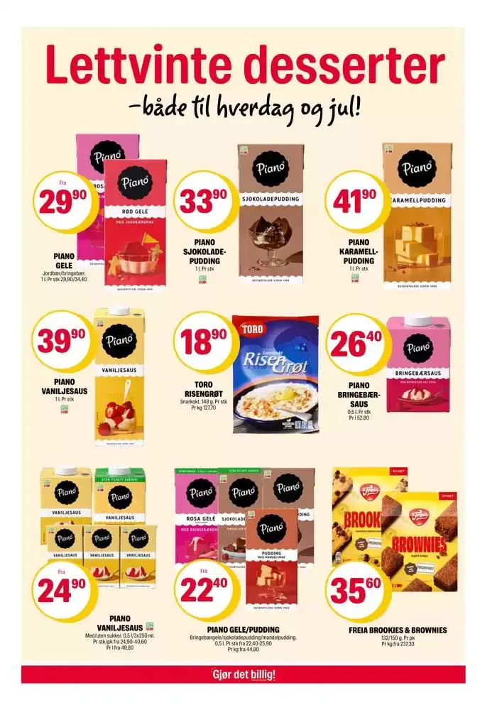Stort utvalg av tilbud fra 2. desember til 8. desember 2024 - kundeavisside 25