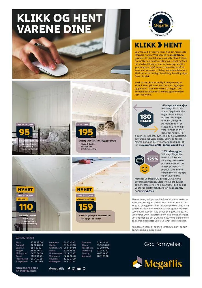 Megaflis kundeavis fra 15. april til 29. april 2024 - kundeavisside 40