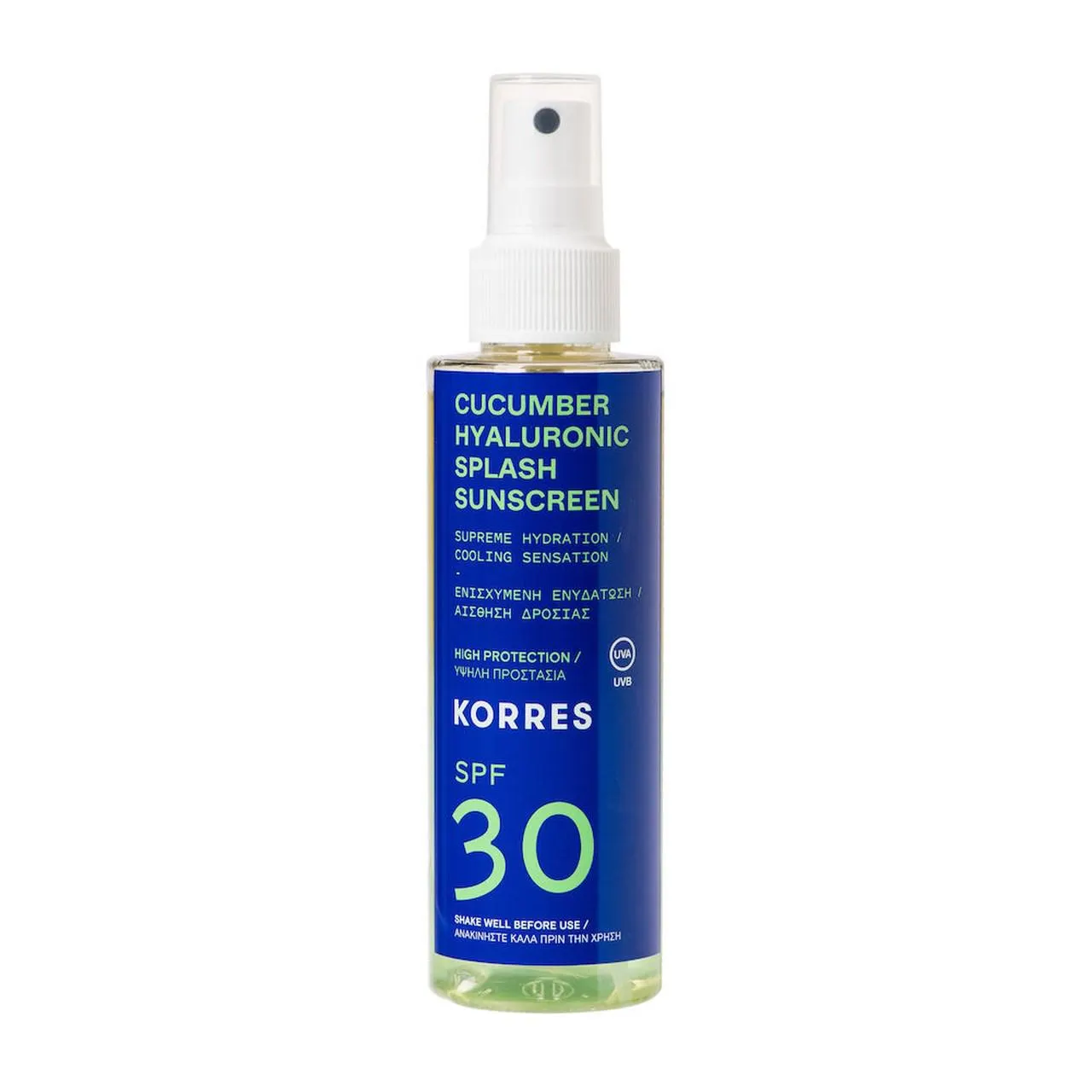 Korres Cucumber Hyaluronic Face & Body Spray SPF30 150ml