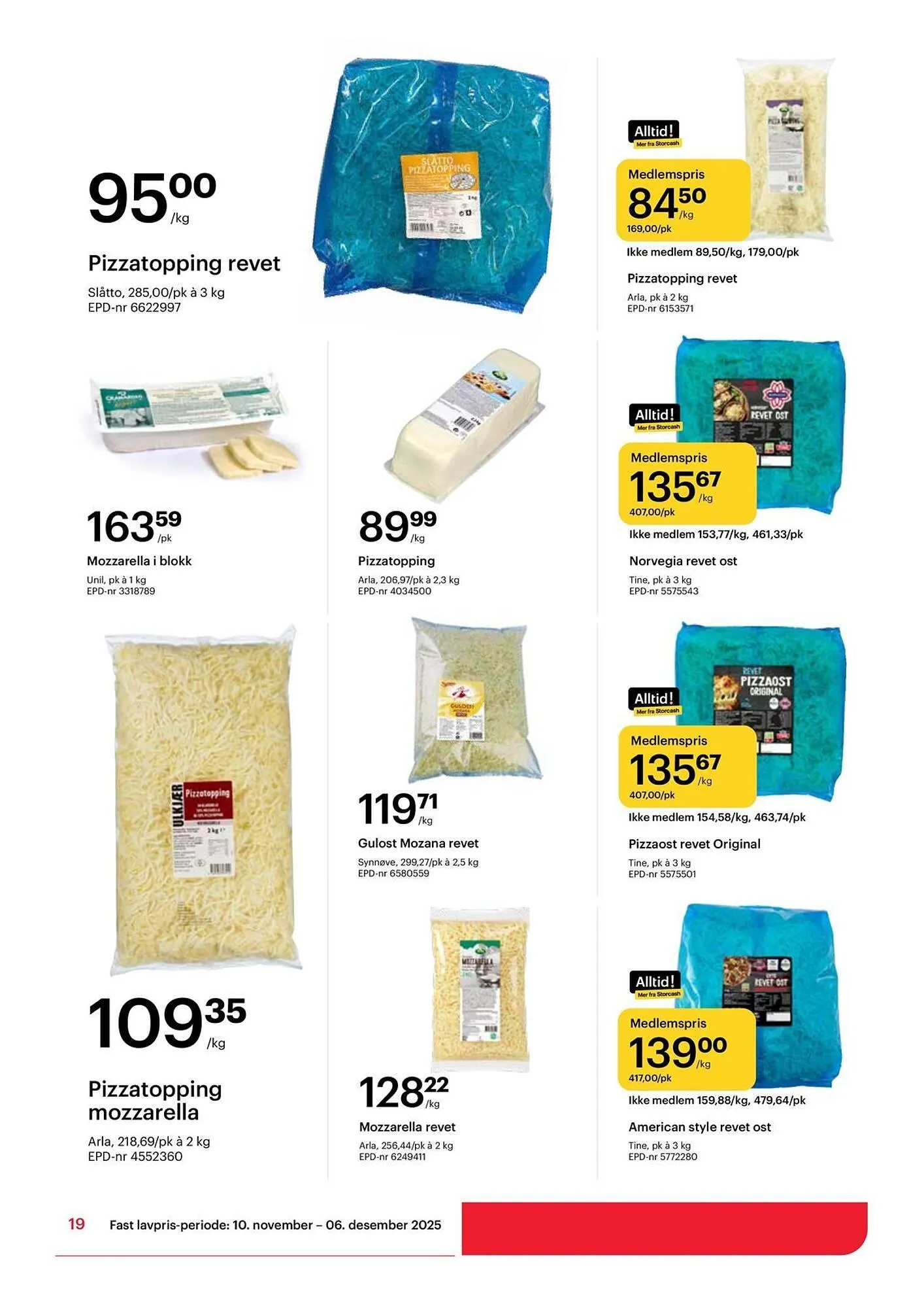 Storcash kundeavis fra 10. november til 6. desember 2025 - kundeavisside 19