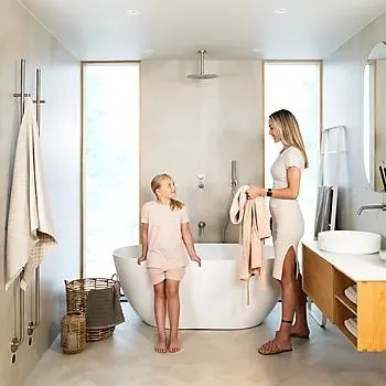 Shale, Sand Ribbed 60x120 Flis