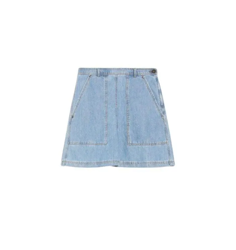 Elicia Denim Shorts – Blå