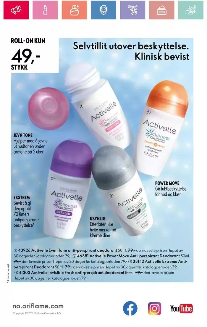 ORIFLAME Kundeavis fra 5. januar til 12. januar 2025 - kundeavisside 164