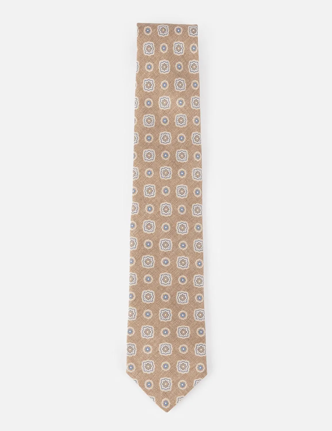 Printed Ties Beige