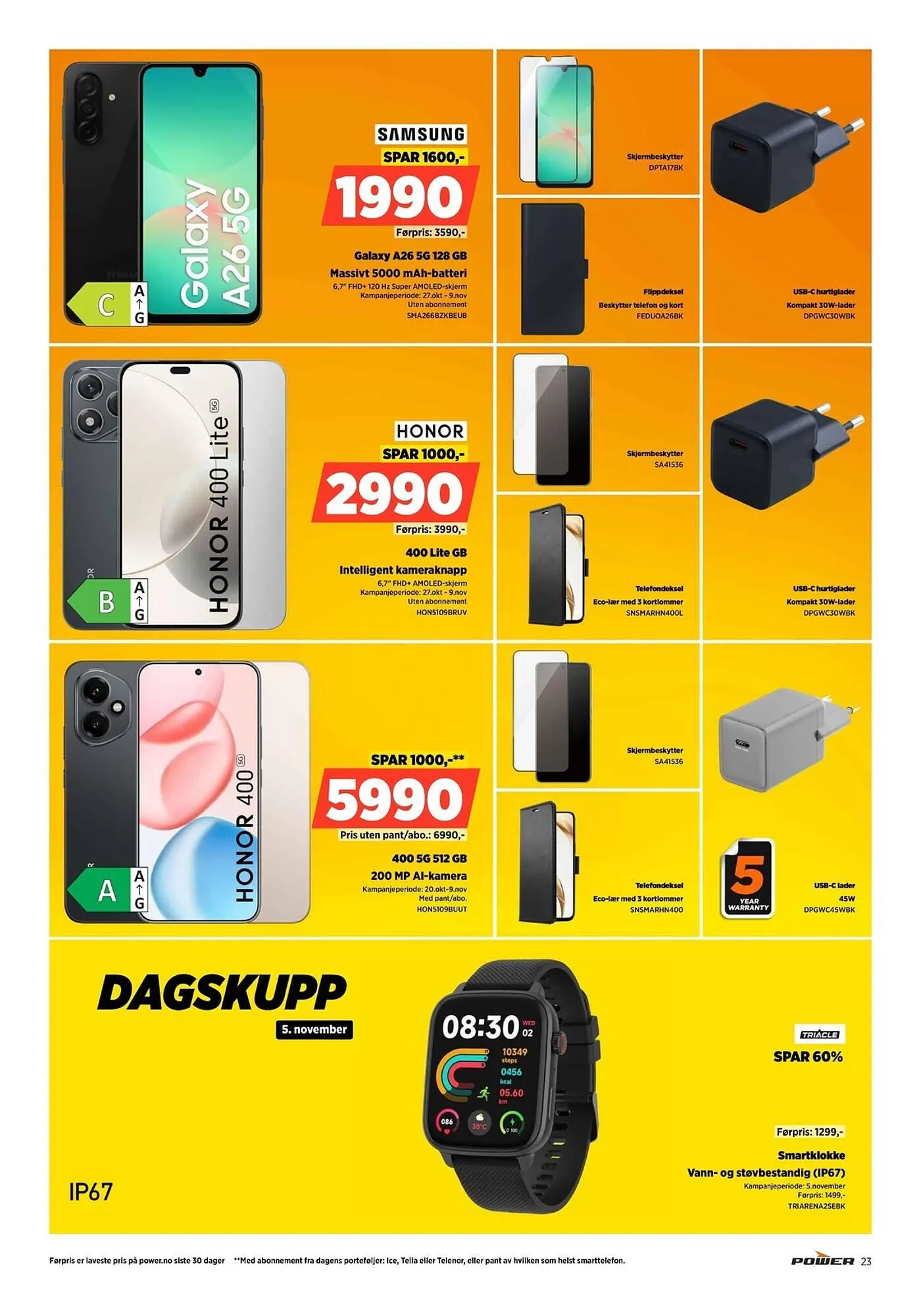 POWER kundeavis fra 3. november til 9. november 2025 - kundeavisside 23