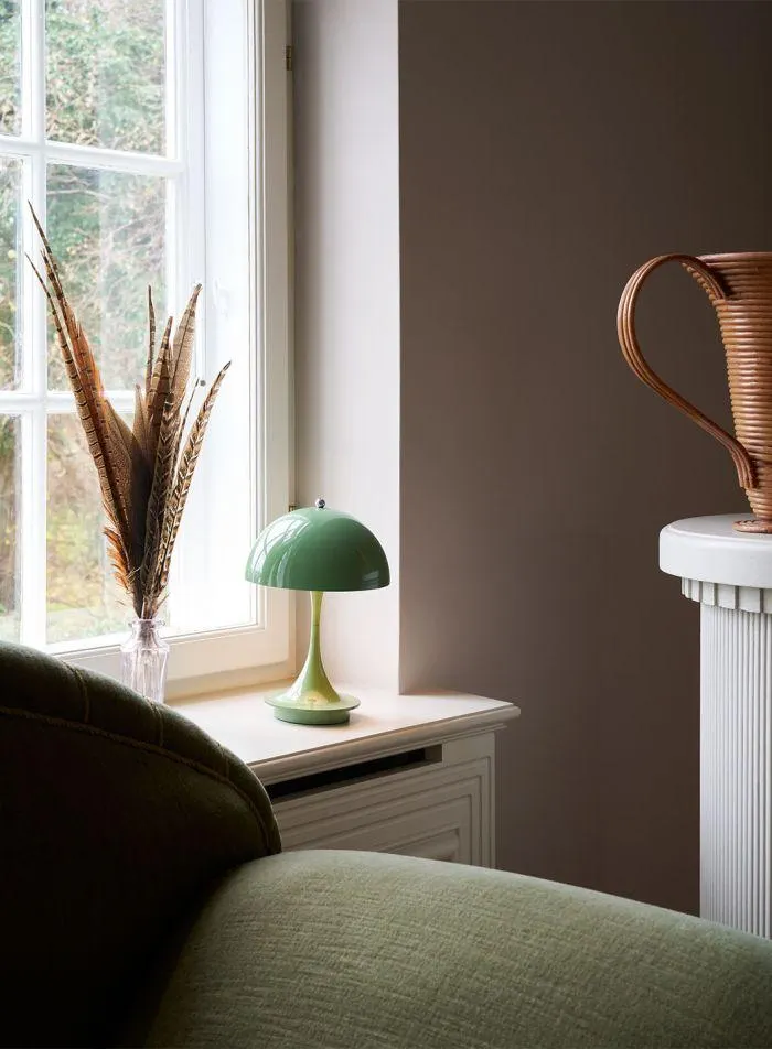 Panthella 160 V3 oppladbar opaque - mosegrønn