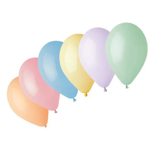 Ballonger Ø26 cm pastell 12 st