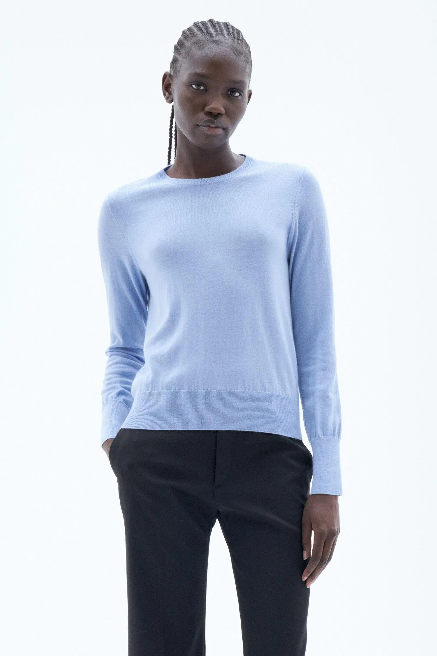 Merino R-neck Sweater