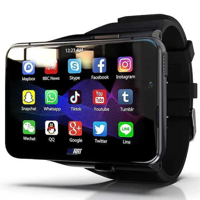 LOKMAT APPLLP Max Reloj inteligente 2.88 pulgada Smartwatch Reloj elegante Teléfono de smartwatch Bluetooth Podómetro Seguimiento del Sueño Recordatorio sedentaria Compatible con Android iOS Mujer