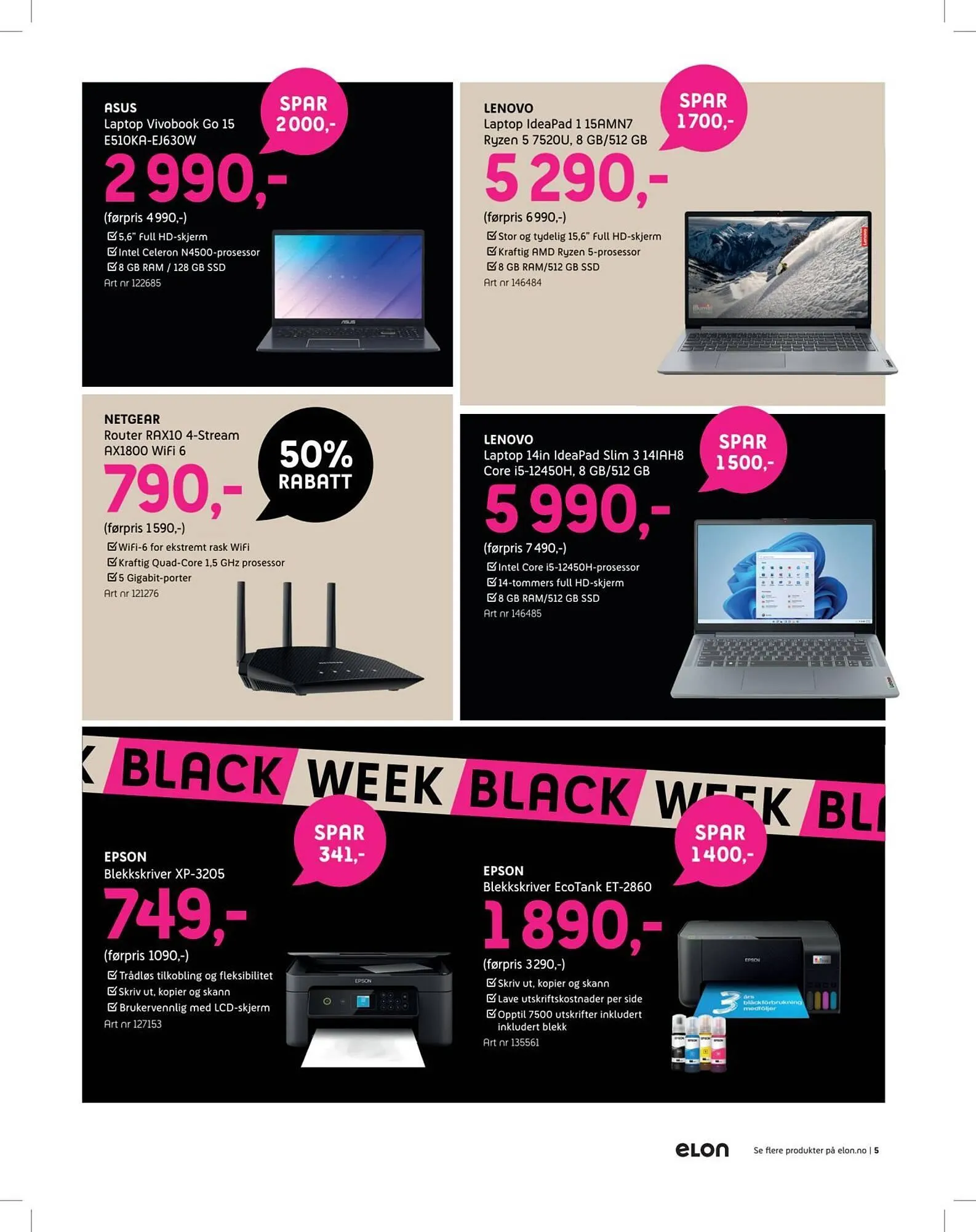 ELON Kundeavis fra 19. november til 1. desember 2024 - kundeavisside 5