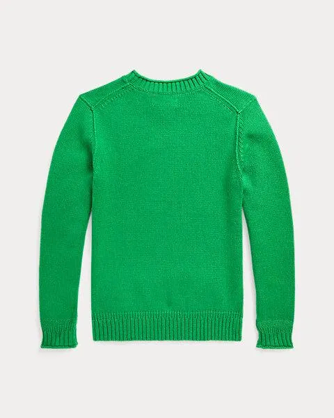 Nautical-Flag Cotton Rollneck Jumper