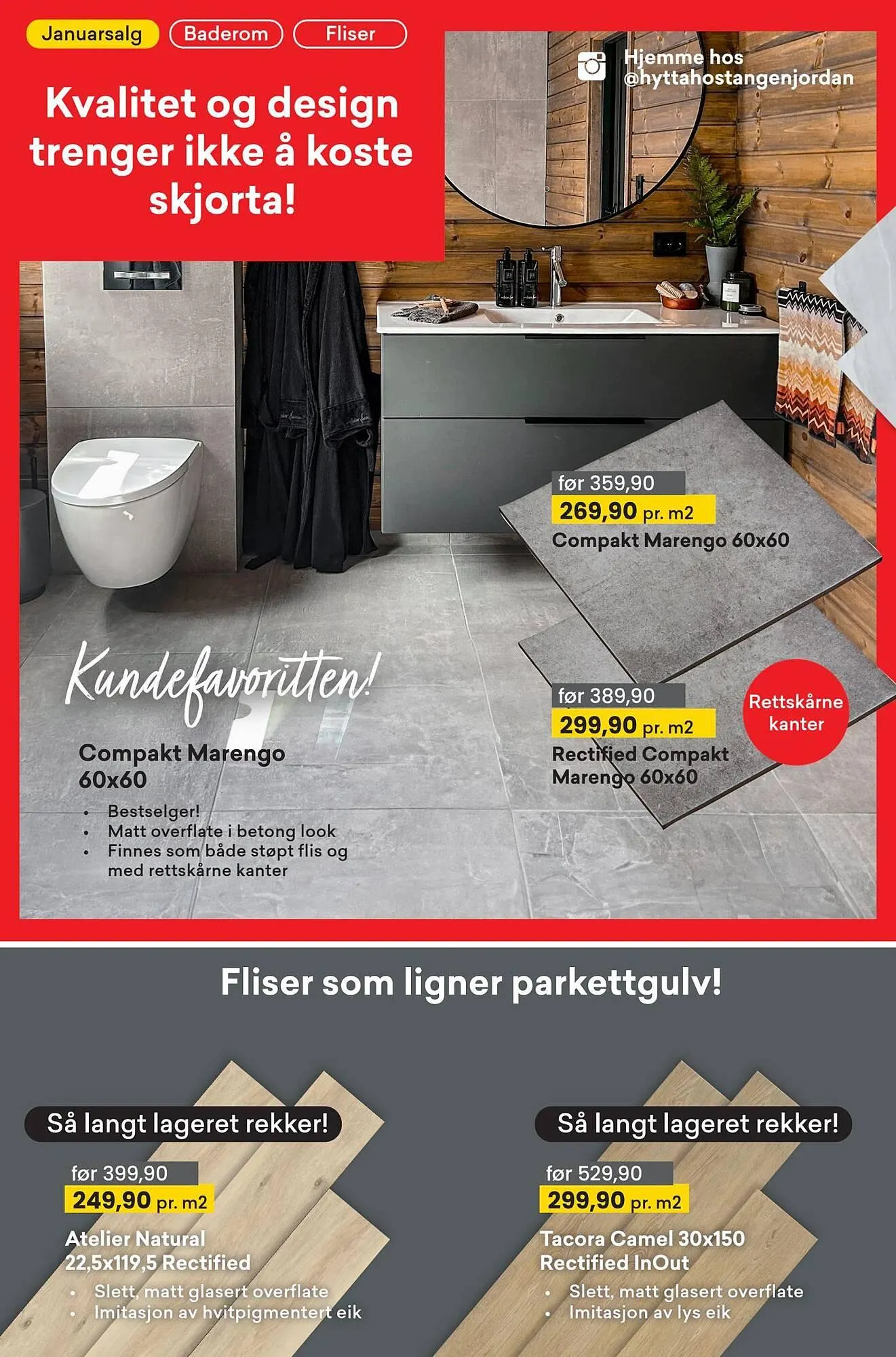Right Price Tiles kundeavis fra 5. januar til 1. februar 2026 - kundeavisside 4